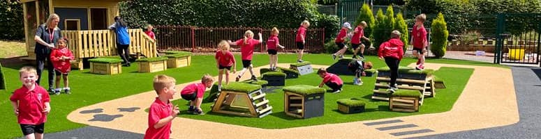 Different Learning Zones at Barnfields Primary School